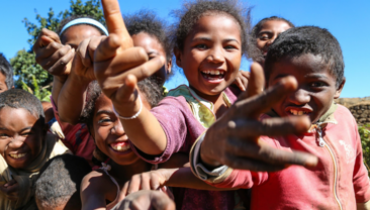 Children in the village of Ambohimahatsinjo in rural Madagascar.  Photo: Mohammad Al-Arief/World Bank.