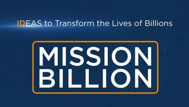 Embedded thumbnail for MissionBillion: IDEAS to Transform the Lives of Billions