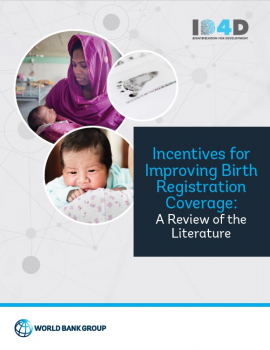 Incentives for Improving Birth Registration Coverage: A Review of the Literature cover